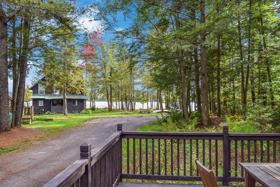 View of 4th Lake from the Deck