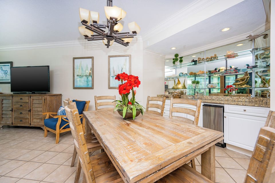 Enjoy a fun game night or family meal with coastal balcony views and create lasting memories with loved ones