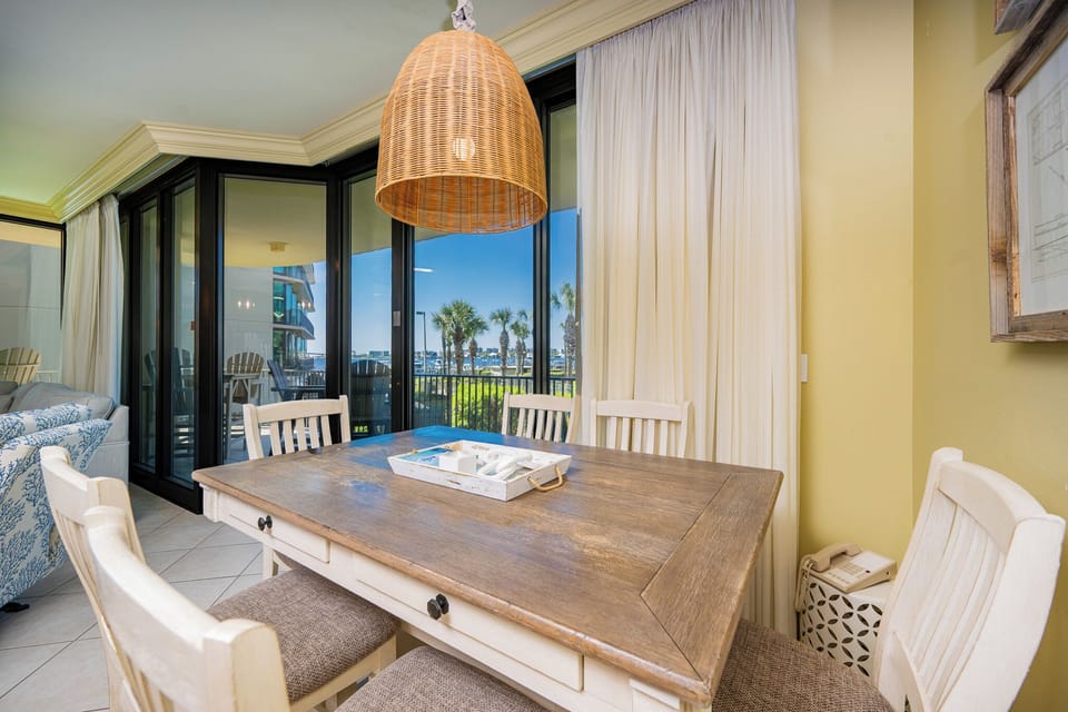 Savor a family meal or enjoy a fun game night with the coastal vibe and create lasting memories with loved ones
