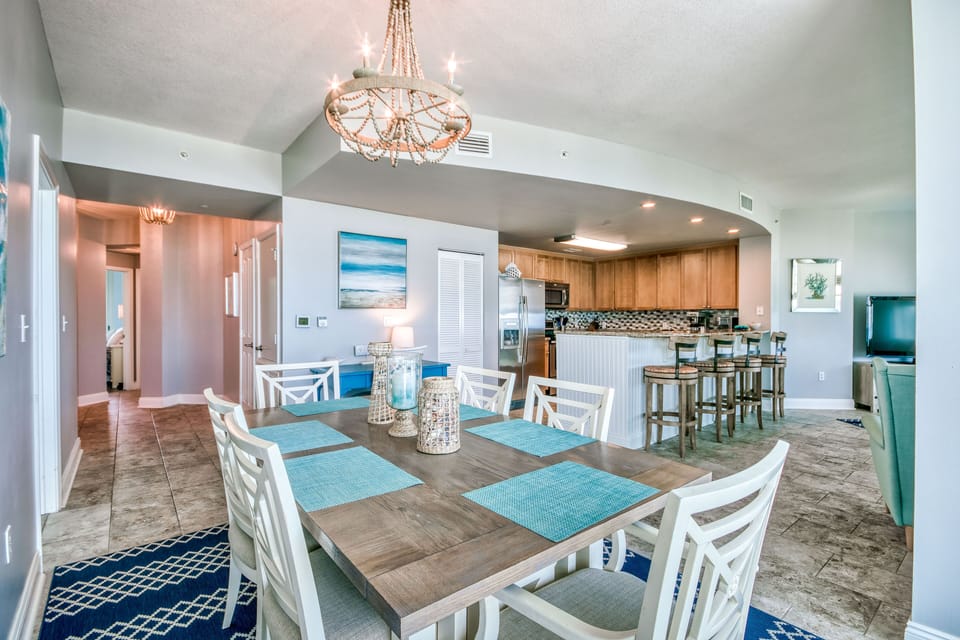 Convenient open concept