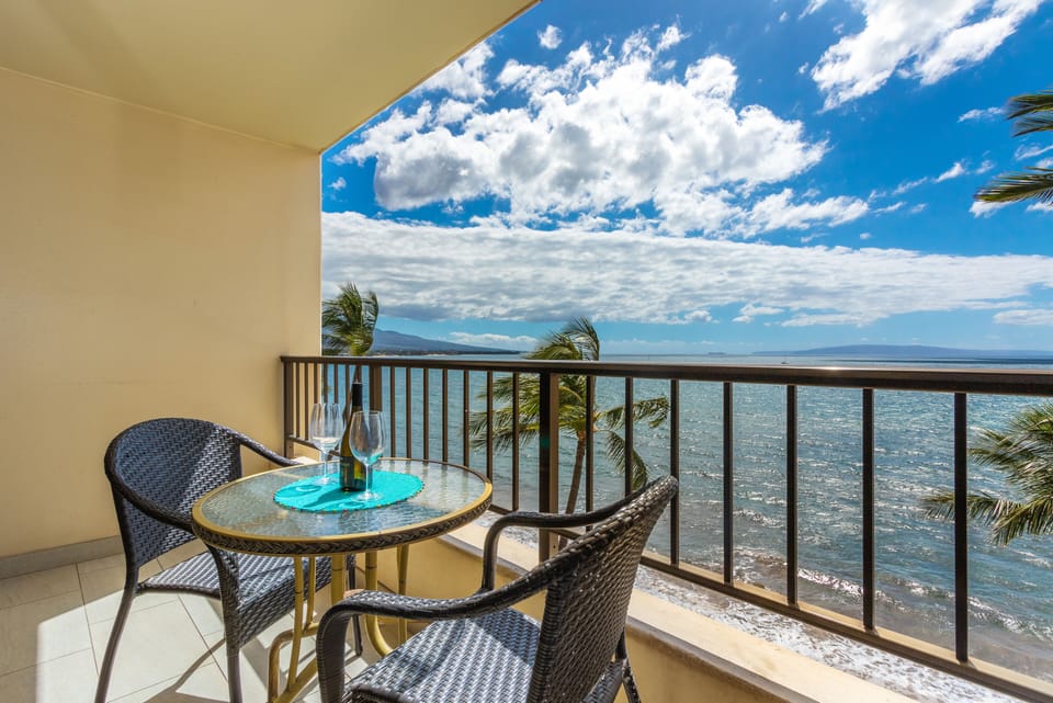 Sip your morning coffee from your private oceanfront balcony, where sweeping sea views, swaying palms, and endless blue skies create the perfect tropical escape.