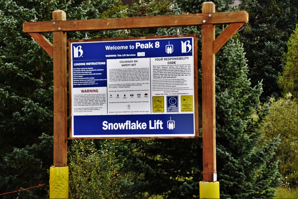Walking Distance to the Snowflake Lift on Peak 8