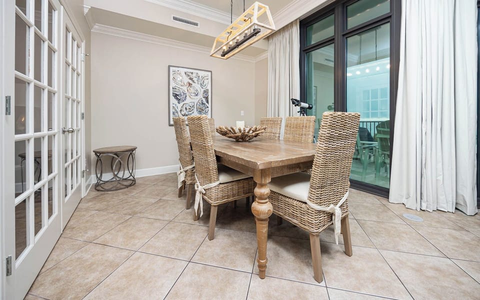 Savor a family meal or enjoy a fun game night with beach views and create lasting memories with loved ones