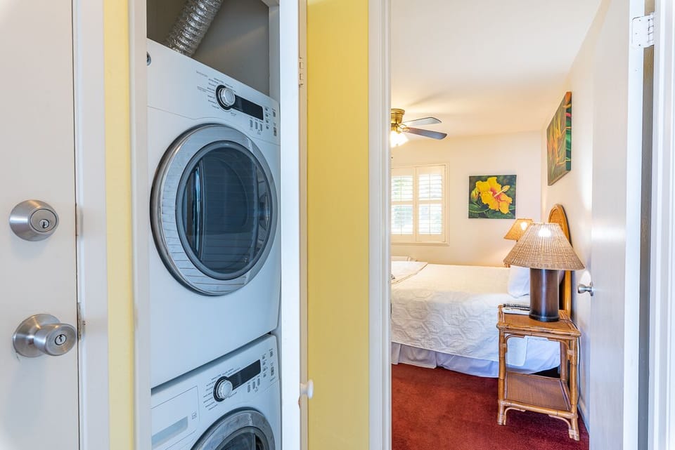 Your own washer and dryer, we provide the laundry soap!