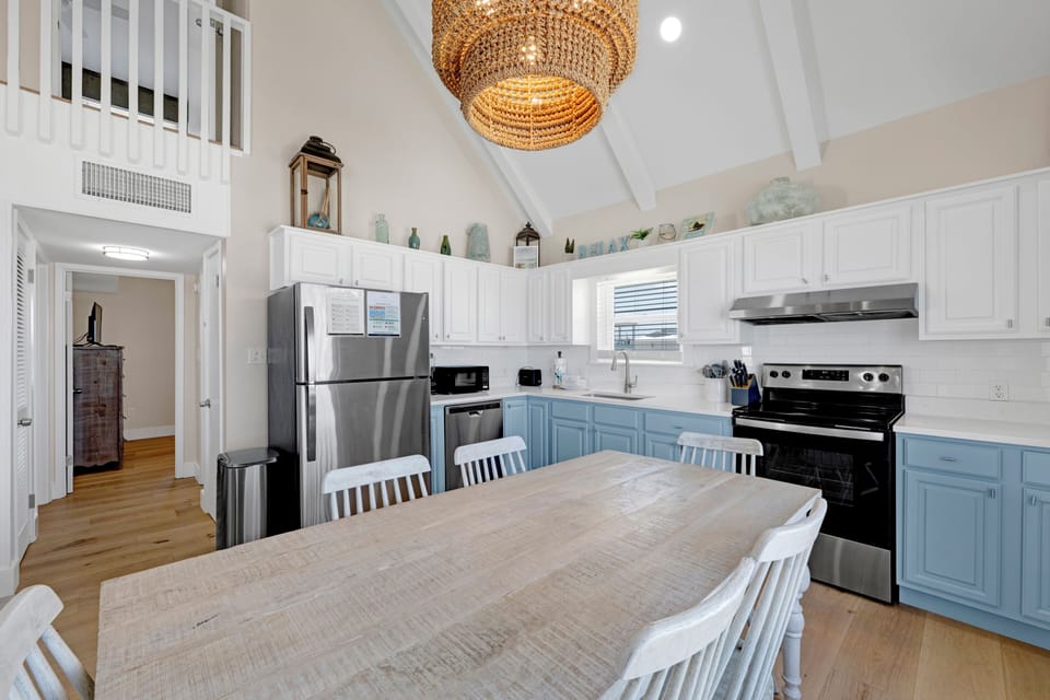 Spacious dining table for gathering