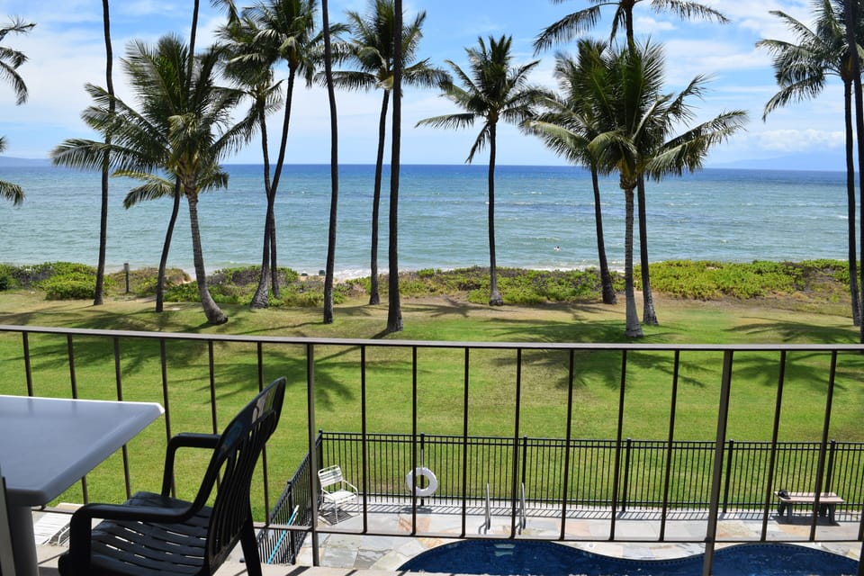 Ocean view ocean overlooking pool