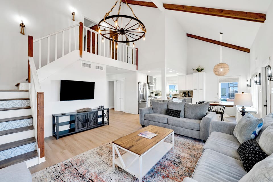 Open-living concept creates ample space for all guests