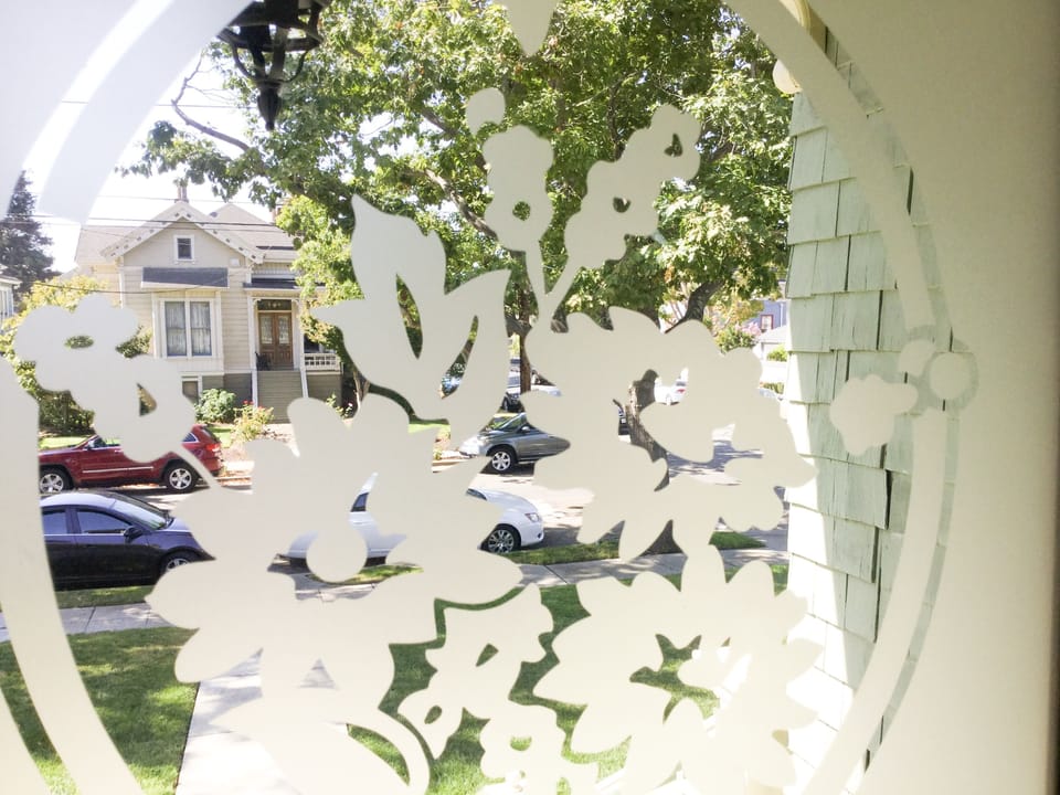 view out the front door