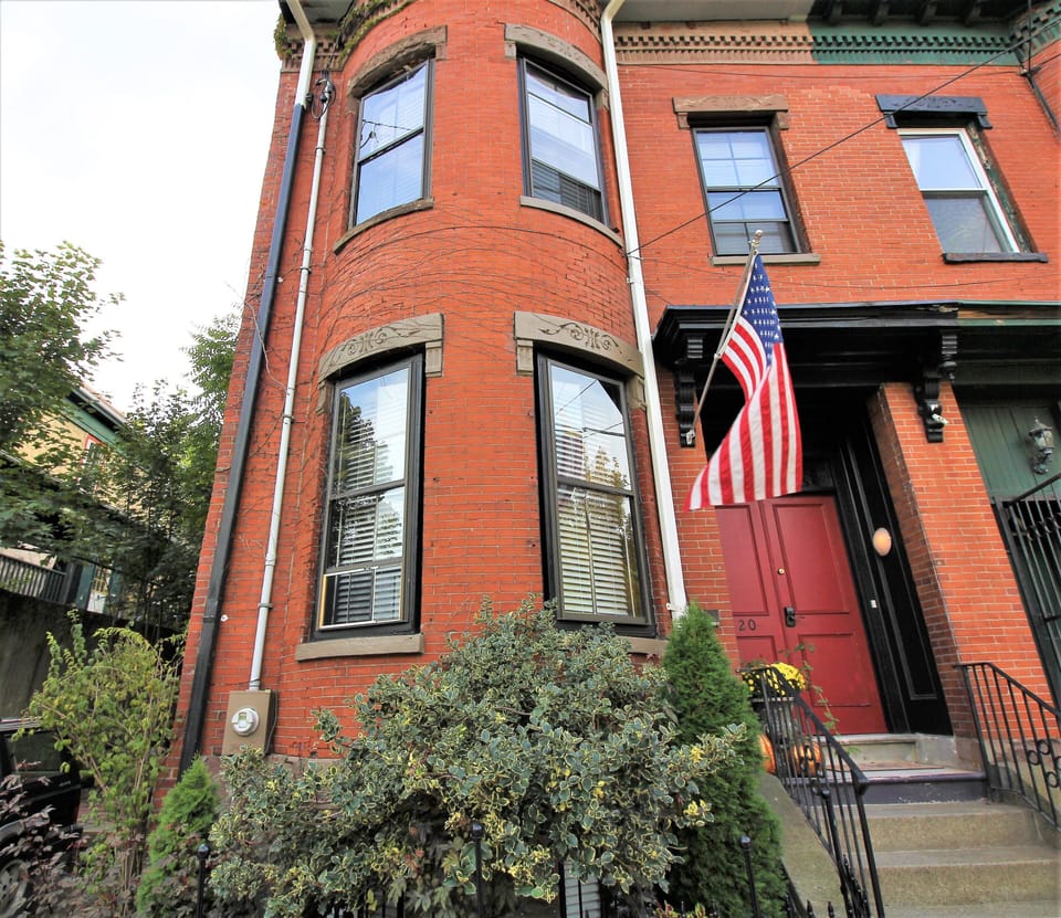 Historic 1860 Row House
Part of the Fort Hill Inn,  Family of Fine Accomodations