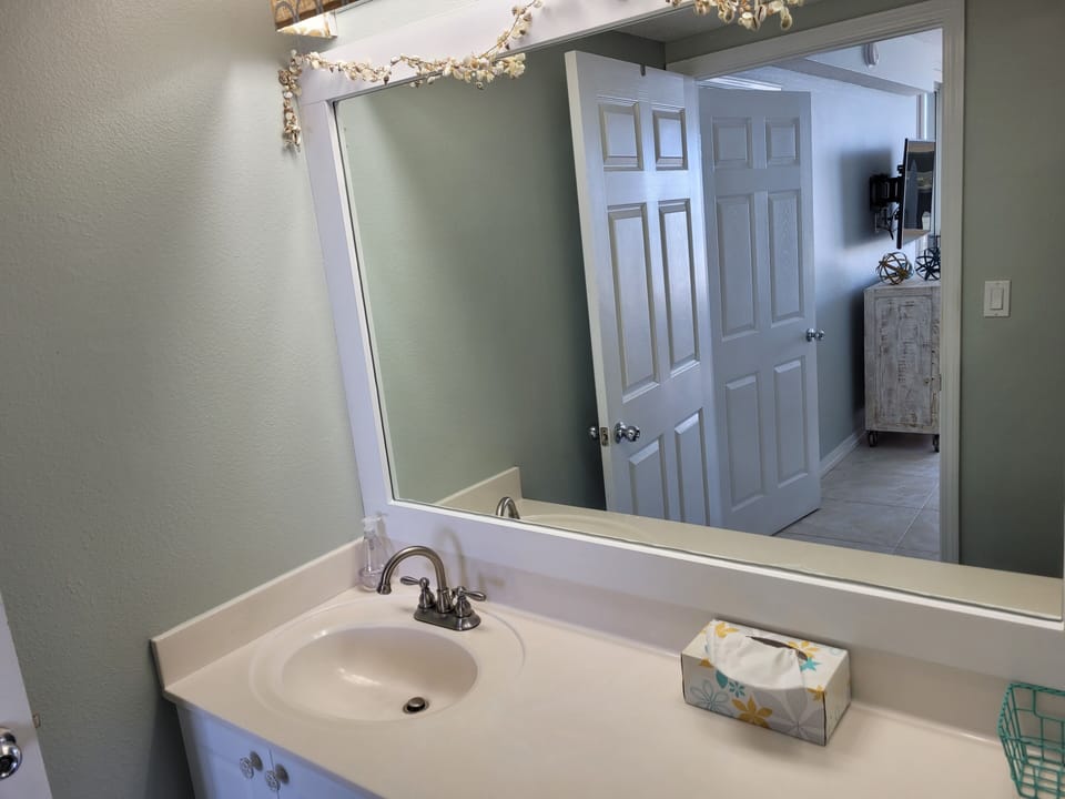 Master bathroom sink.