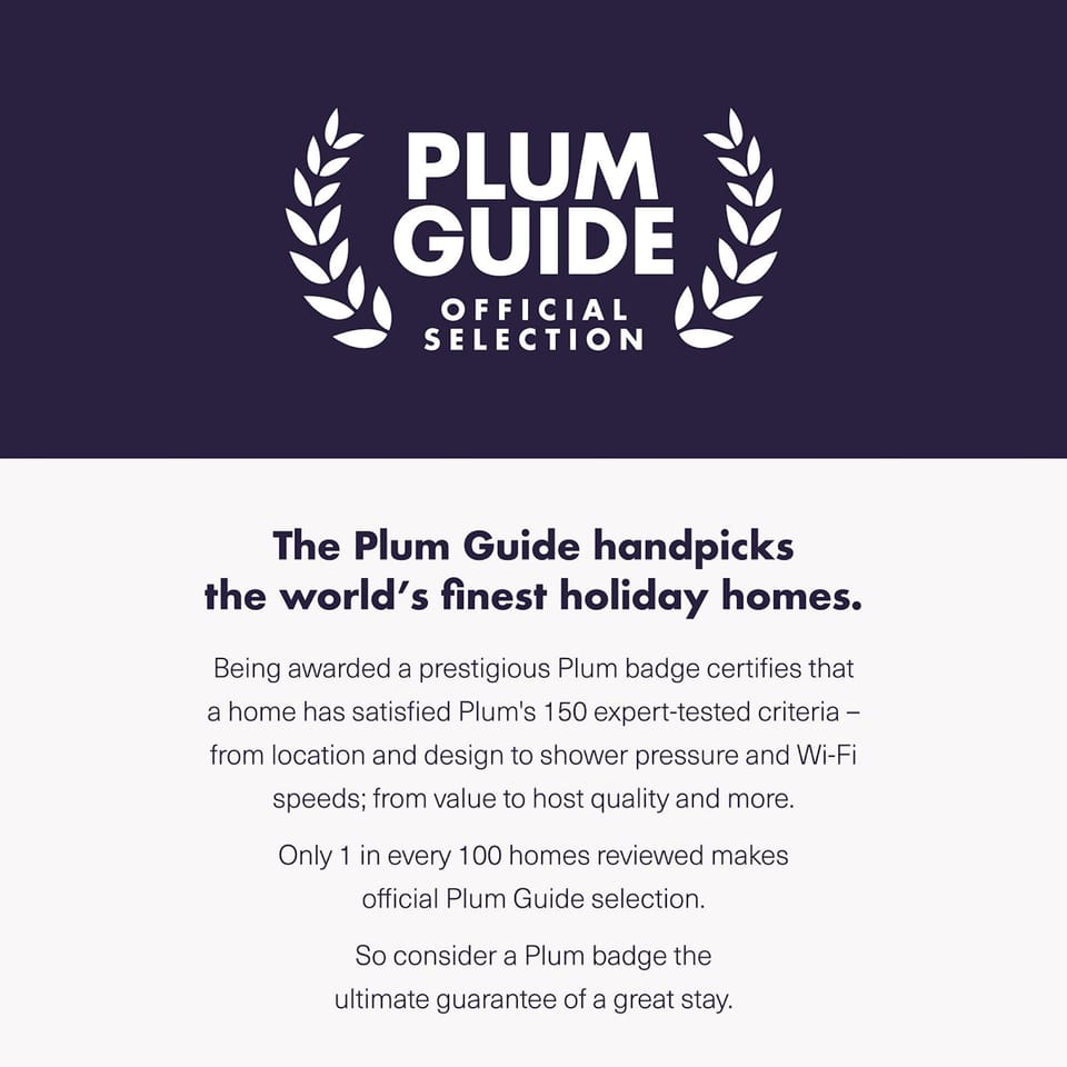 The home has been awarded a Plum Badge, indicating it's in the top 1% of rental