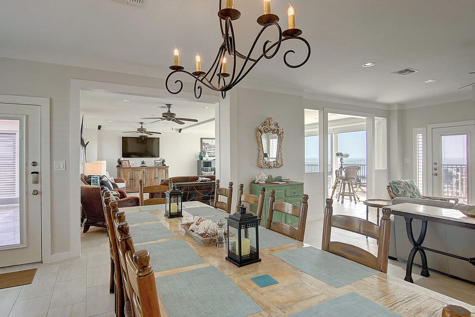 Indoor - A spacious dining table perfect for enjoying meals and creating cherished memories with loved ones