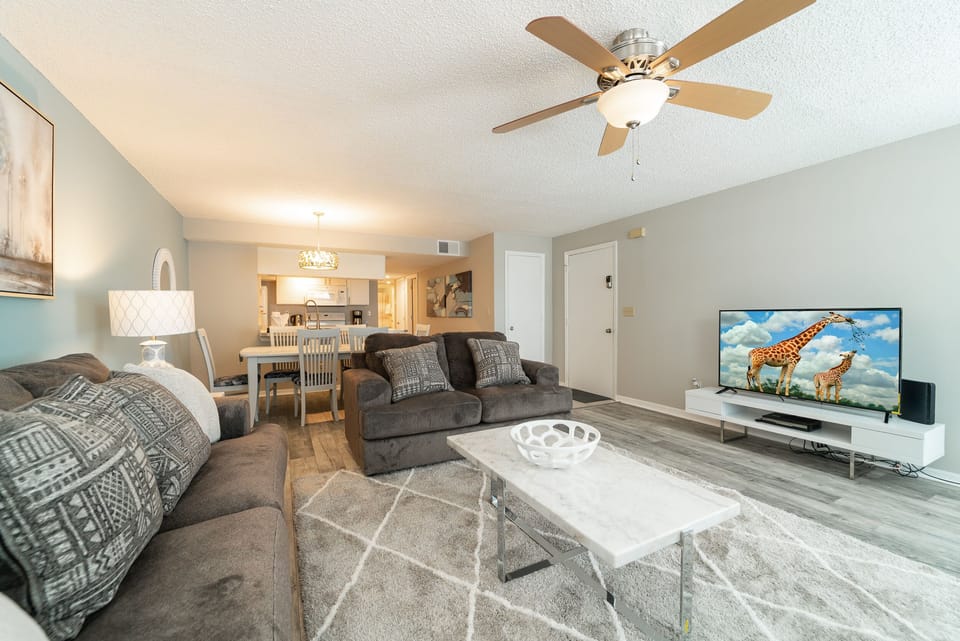 Bright open floor plan