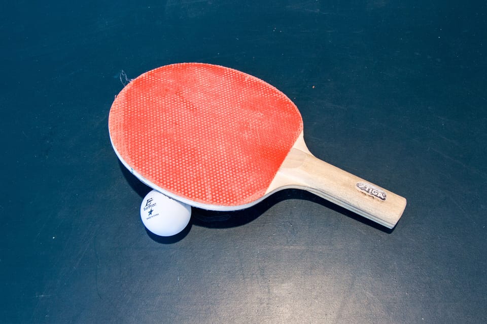 Ping Pong in Garage
