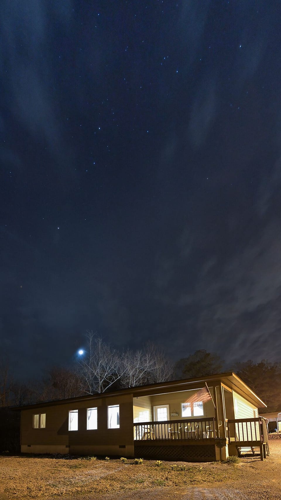 Lunker Lodge Lit Up!
