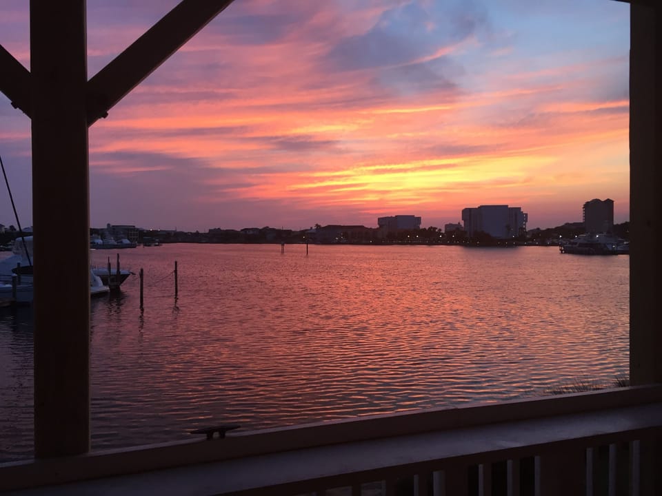 Did we mention the Gorgeous Sunsets adored from our Balcony every evening?  So wonderful!!!