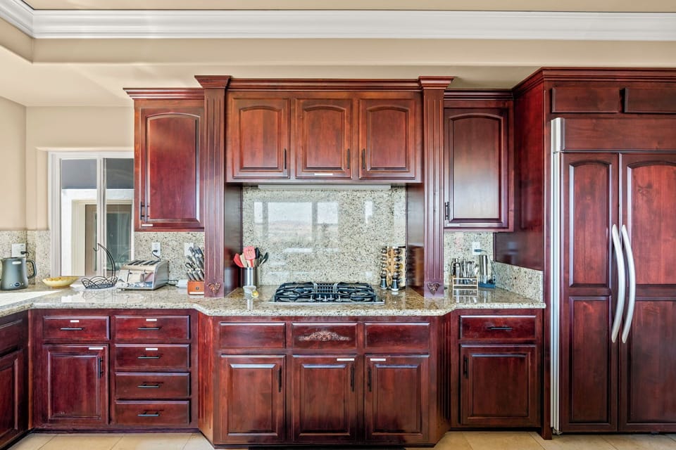 Gourmet kitchen-well stocked with essentials