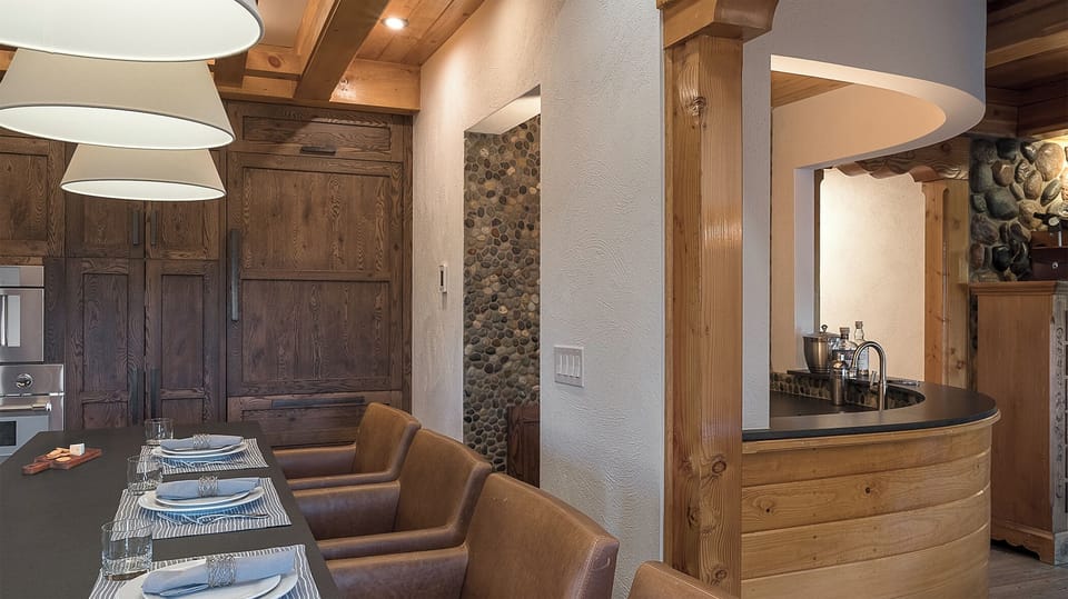 Kitchen, Main Level - With bar seating