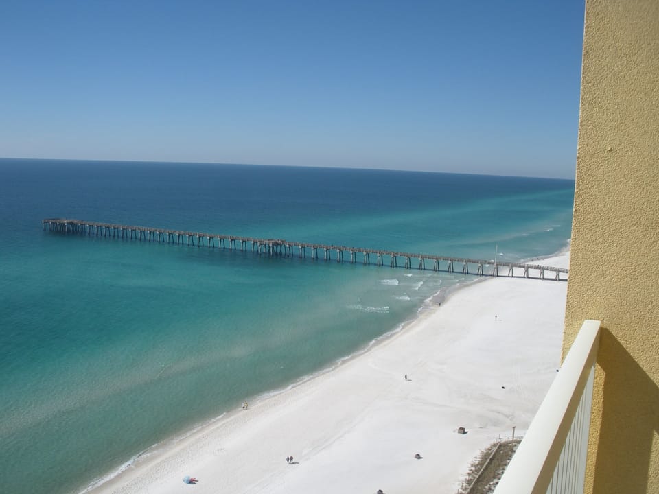 View from private 20th floor balcony