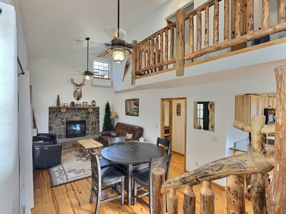 Dining, Kitchen, and Living Room