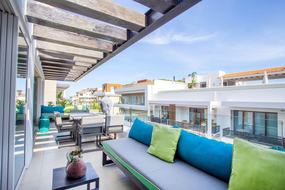 Large and spacious private balcony to enjoy the view