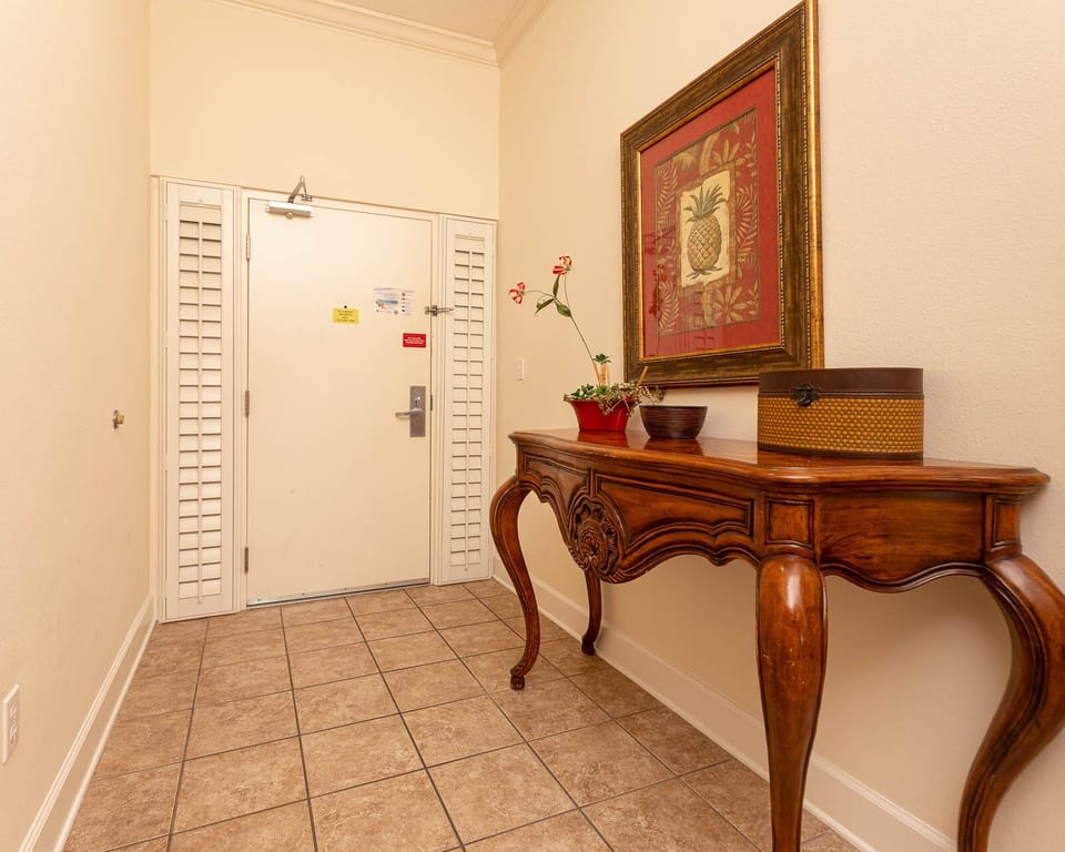 Step into your cozy retreat, greeted by warm decor and inviting touches as you begin your beach getaway