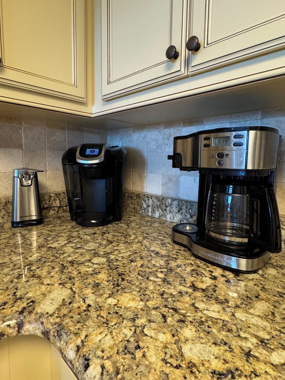 Keurig coffee maker and regular one