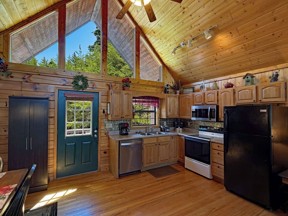 A fully equipped kitchen that has all you will need for cooking great meals