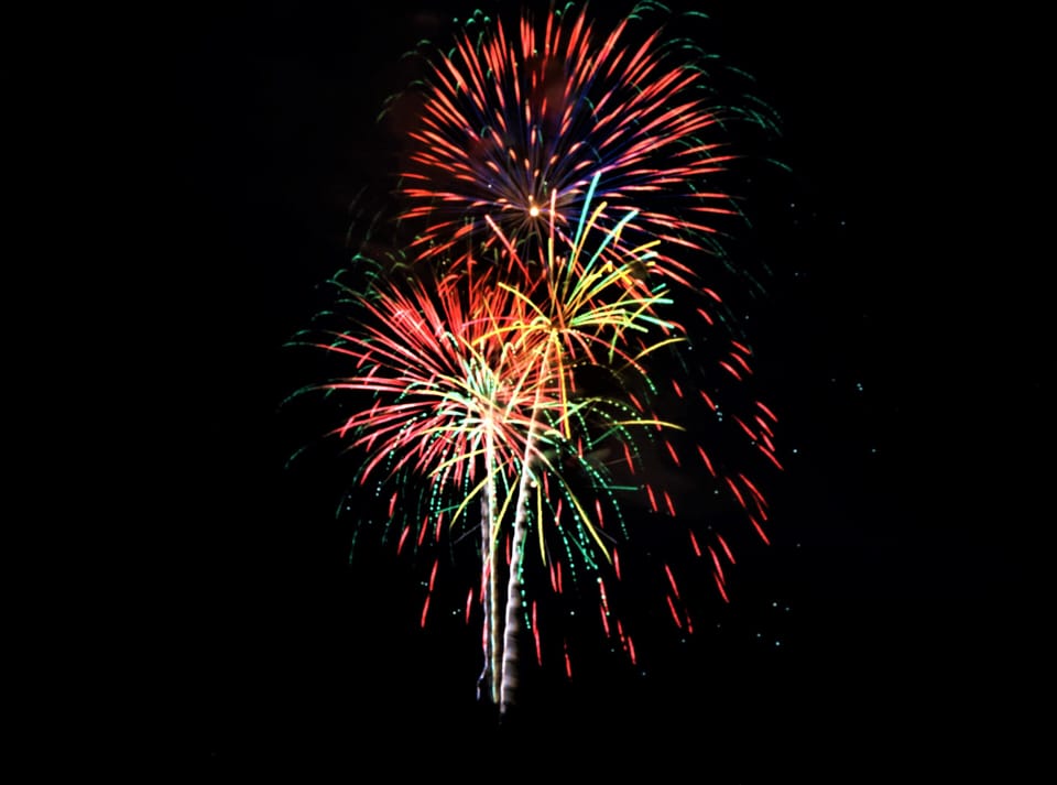 Enjoy the Dollywood summer fireworks from the rear deck