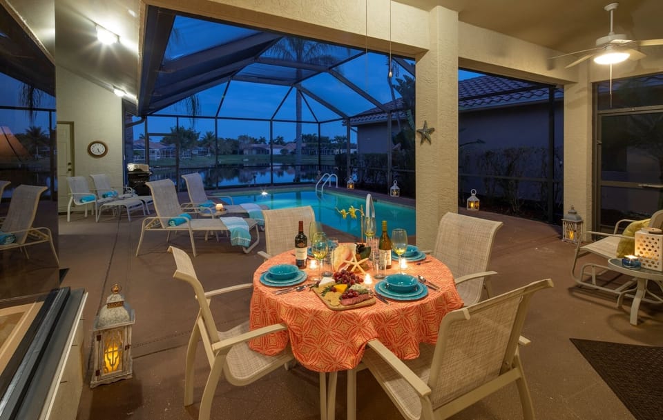 Outside dining