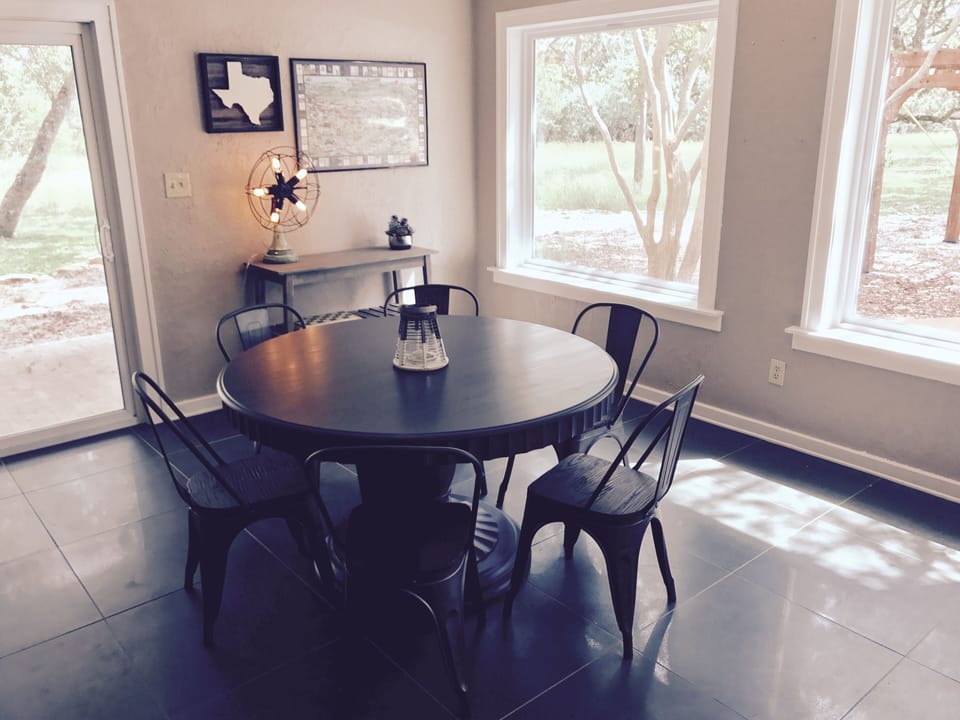 Bonus family room w/game table