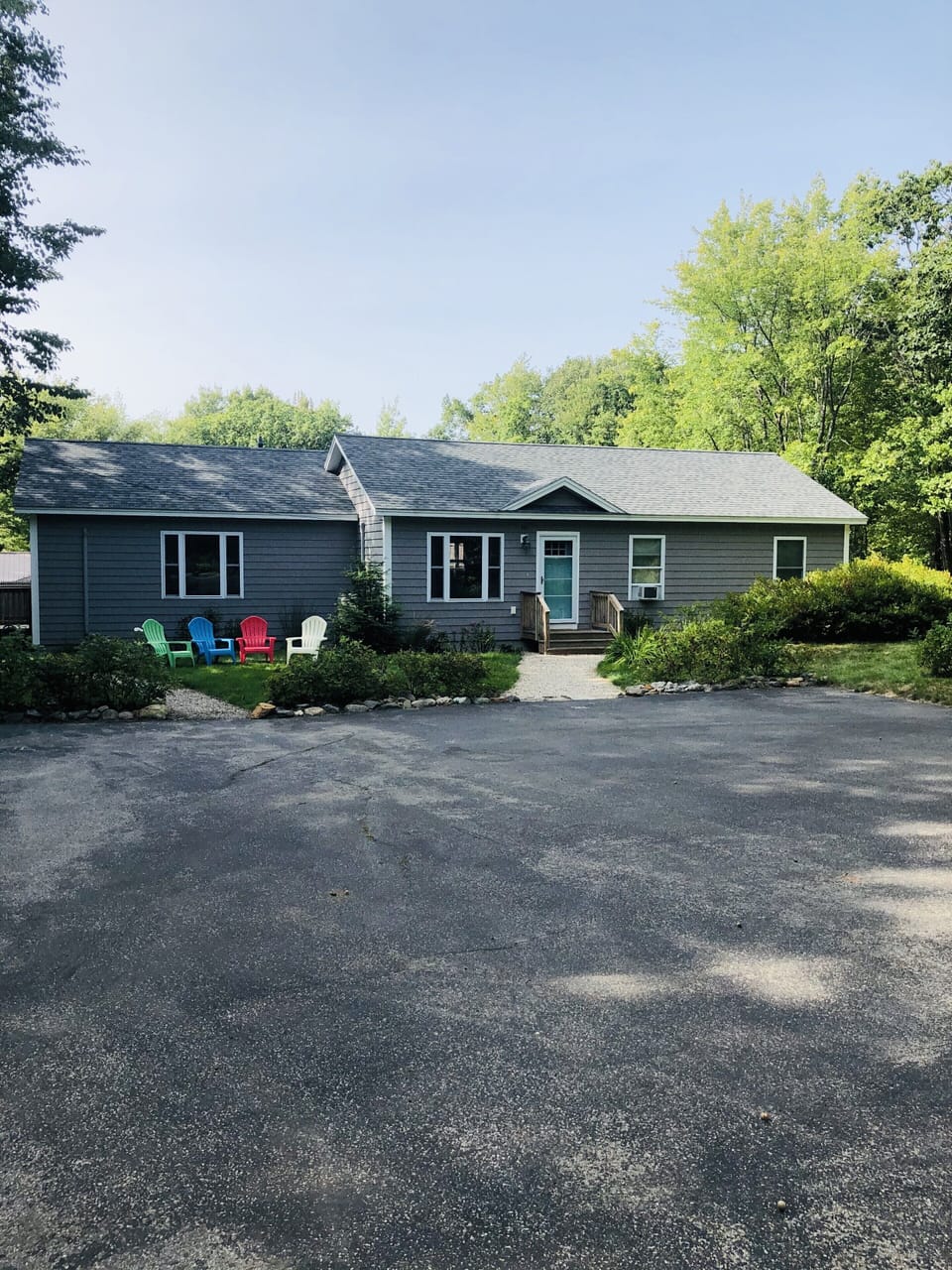 Front  of house rebuilt in 2017