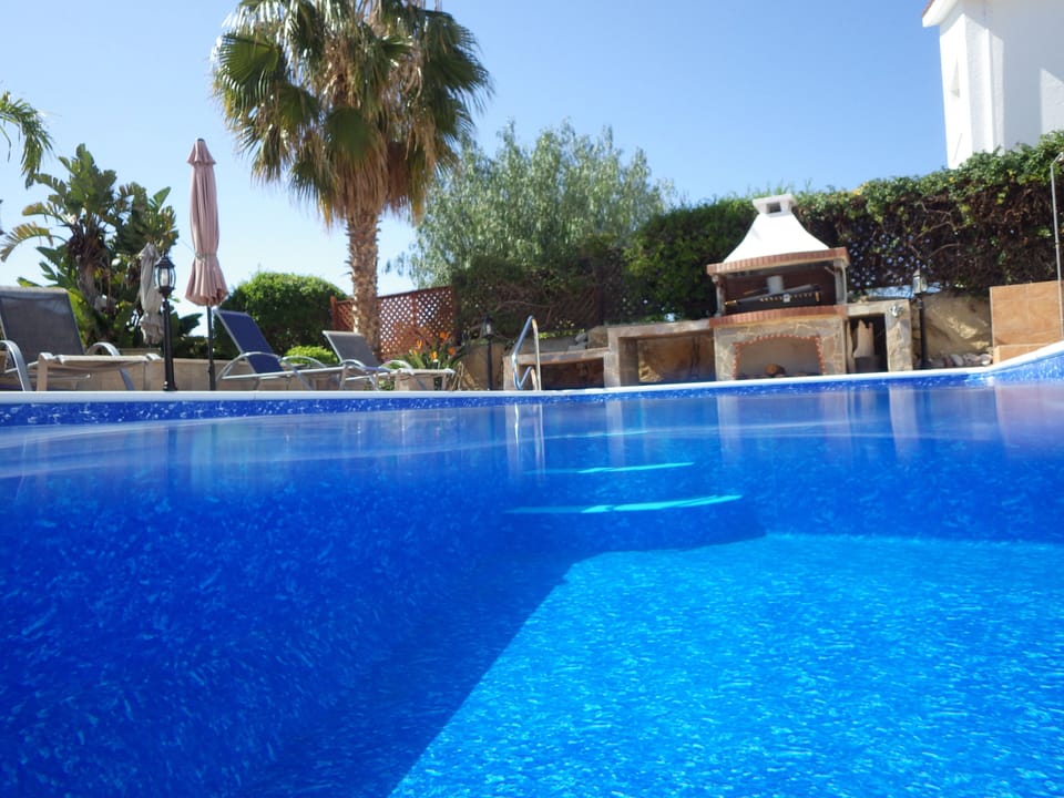 A gorgeous pool -  even better it's heated early and late season!