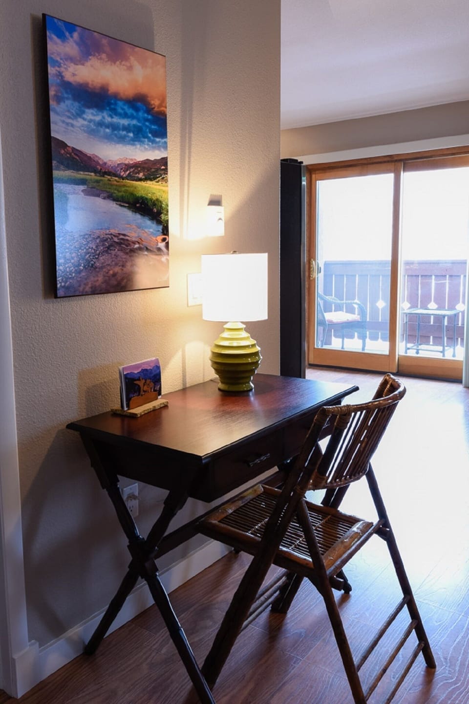 We provide WiFi, books, movies, DVD player, and cable TV. 