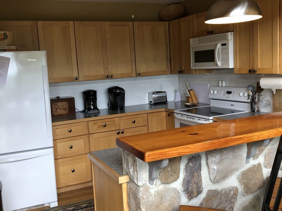 Kitchen is fully equipped with everything you'll need (and more!)