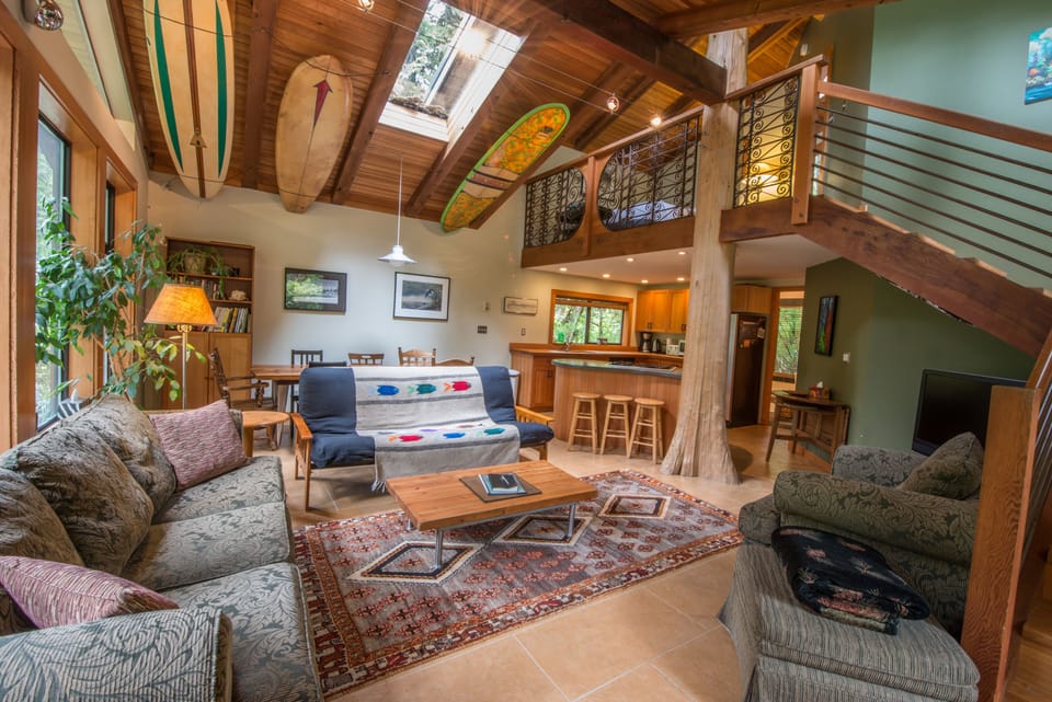 open concept living area