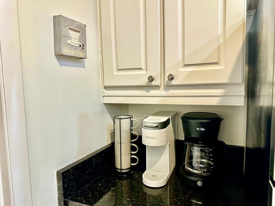 We have a standard coffee maker AND a Keurig!