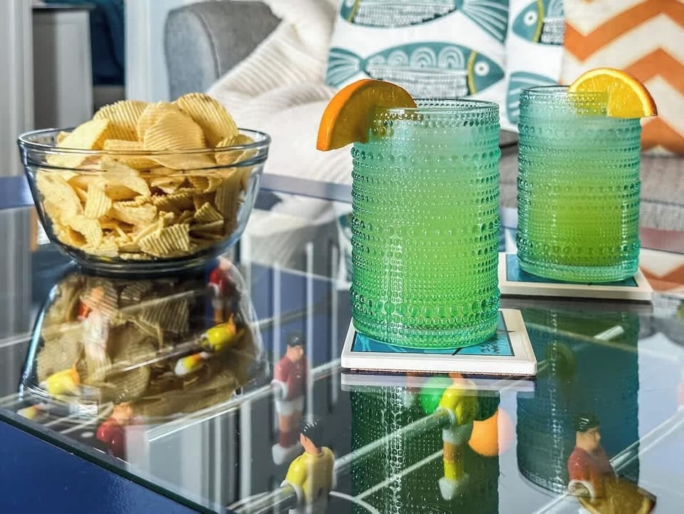 ...and have a mid-day foosball match and a snack!