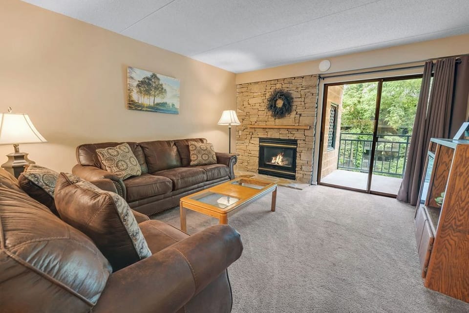 Large living area with entrance to the balcony
