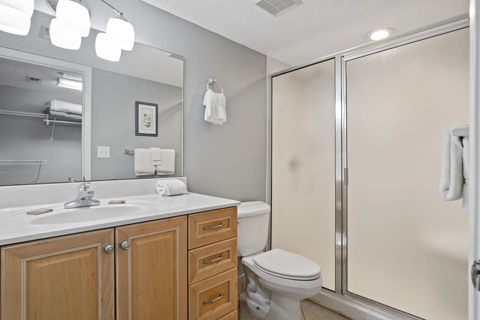 master bathroom/walk in closet