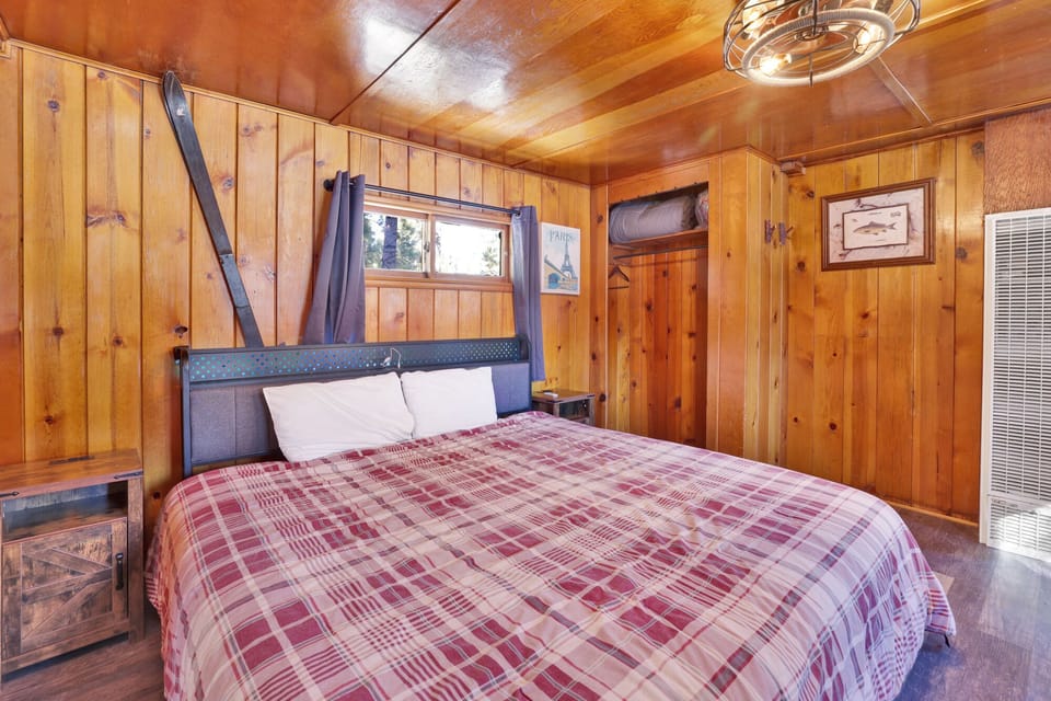 A king-size bed.