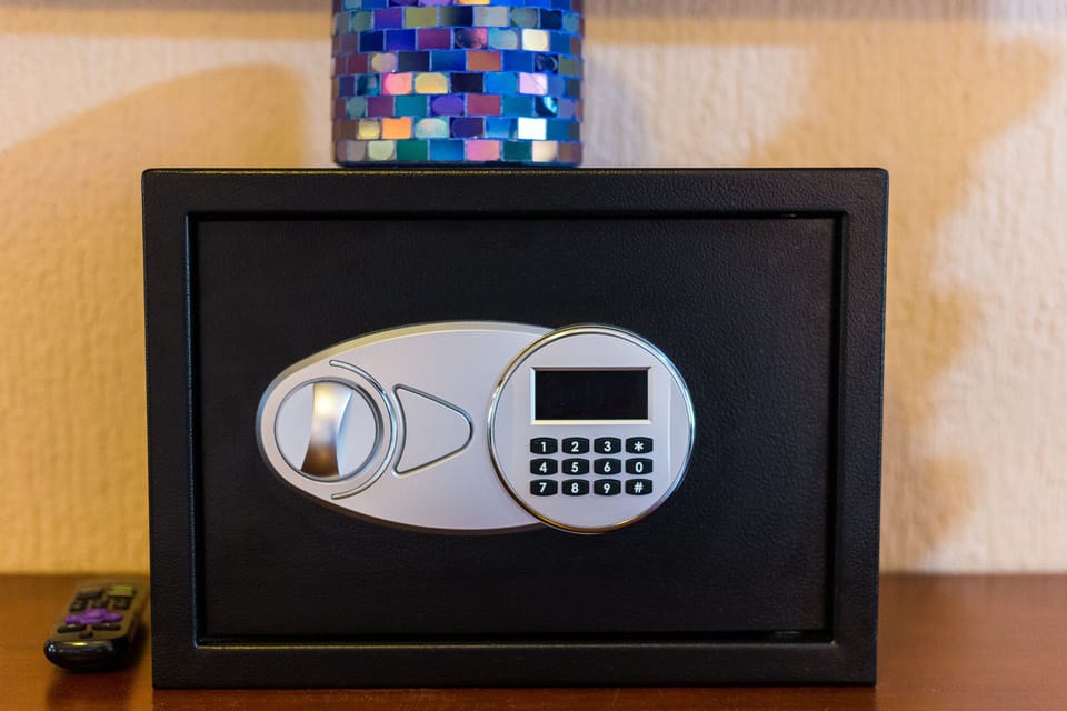 Safe in Master bedroom