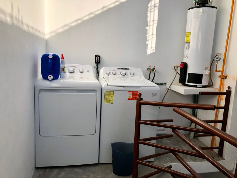 washer and dryer
