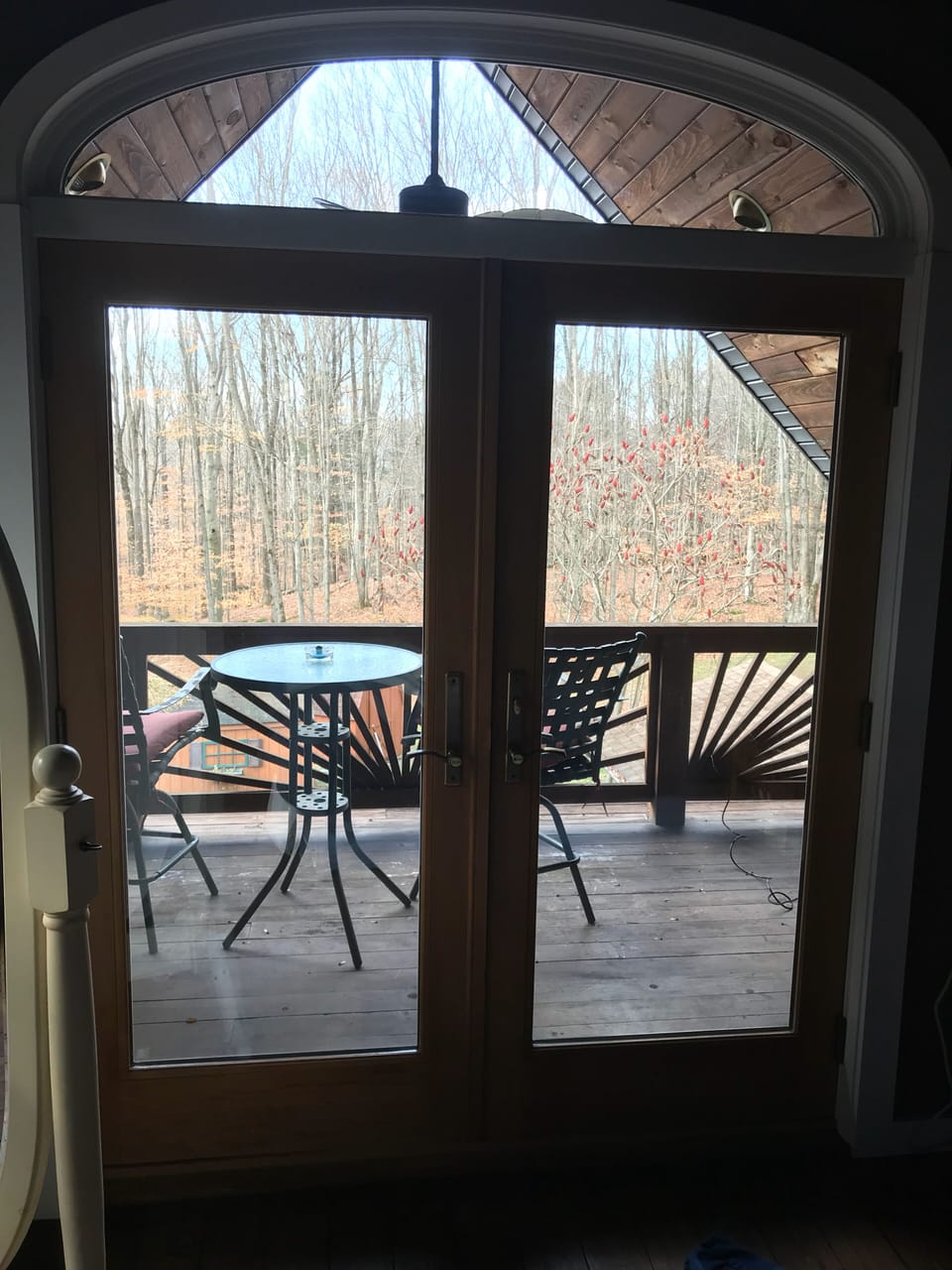 Private deck off of the master bedroom 2nd floor