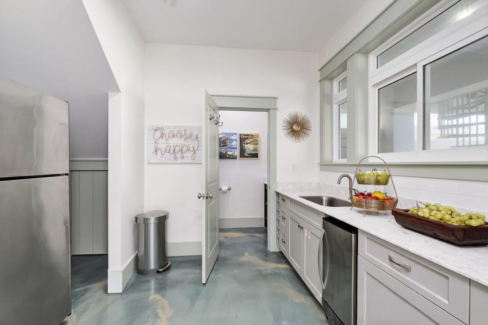 Ground Floor Kitchenette and Half Bath