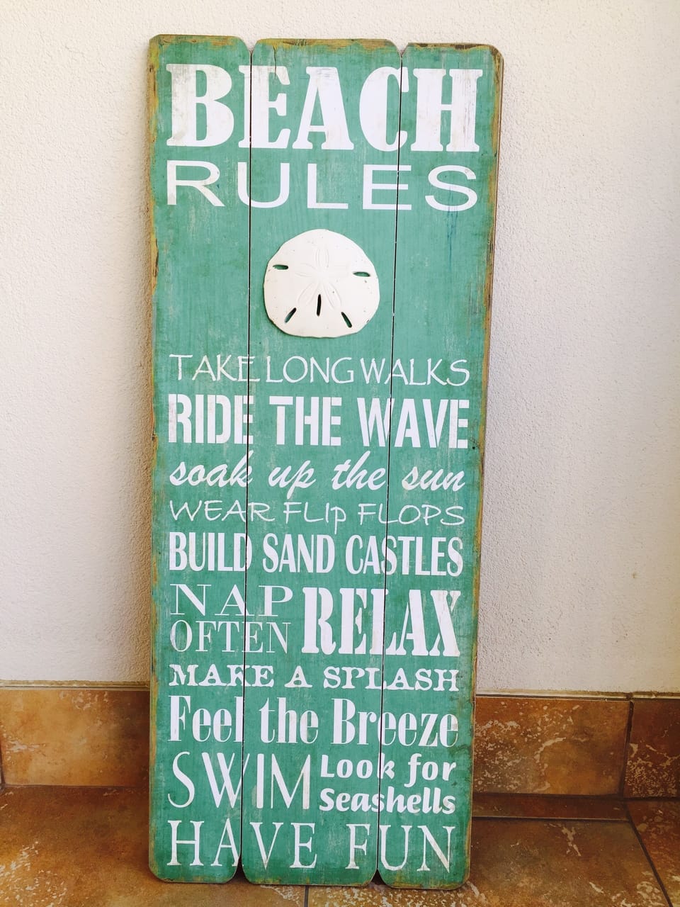 Great beach time rules!