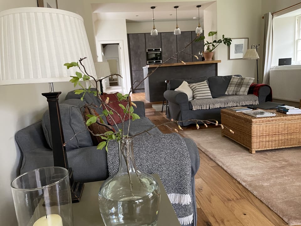 Lounge area and Kitchen