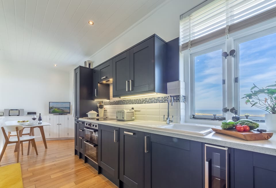 Ground floor: Modern kitchen area
