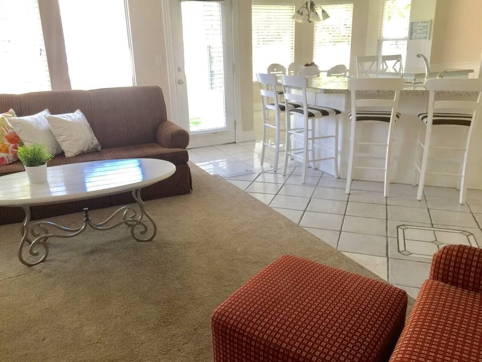 Main Level Family Room, Dining Room, Elegant Escapes SoJo, Vacation Getaway!