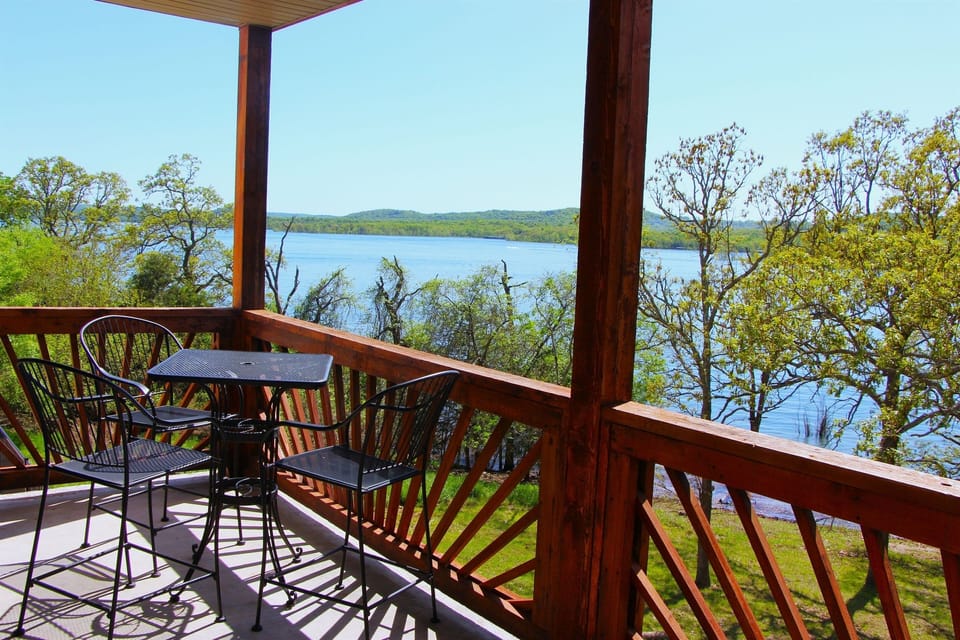 Beautiful view of Table Rock Lake from our deck
